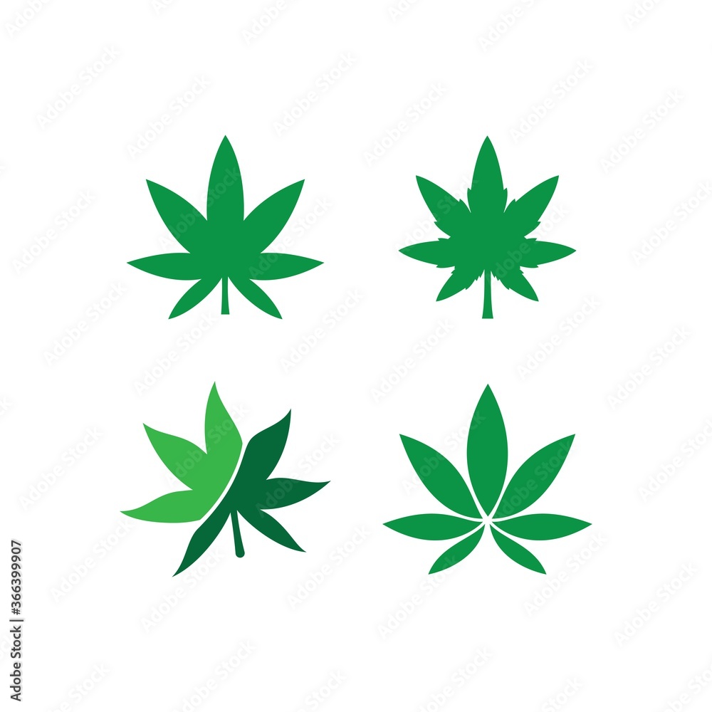 canabis leaf logo