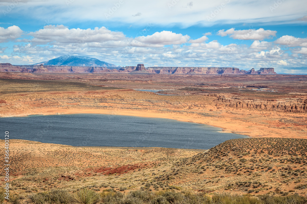 Lake Powell seen from Wahweap overlook, Page, Arizona