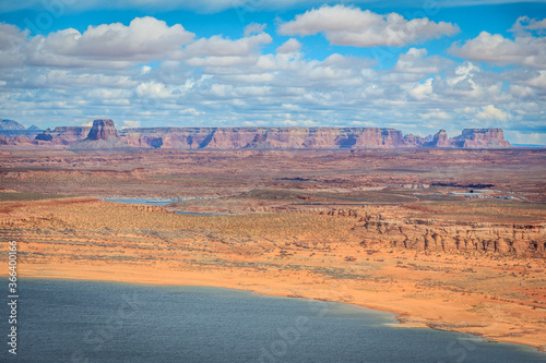 Lake Powell seen from Wahweap overlook, Page, Arizona
