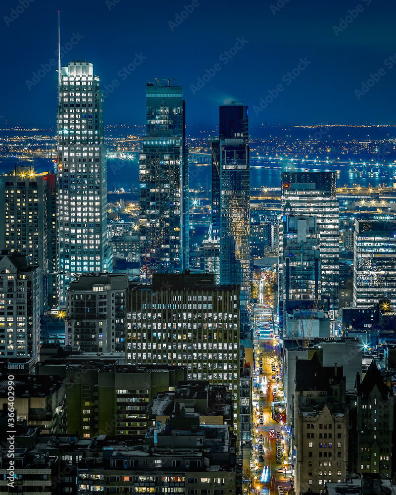 Montreal skyling at night Montreal skyling at night