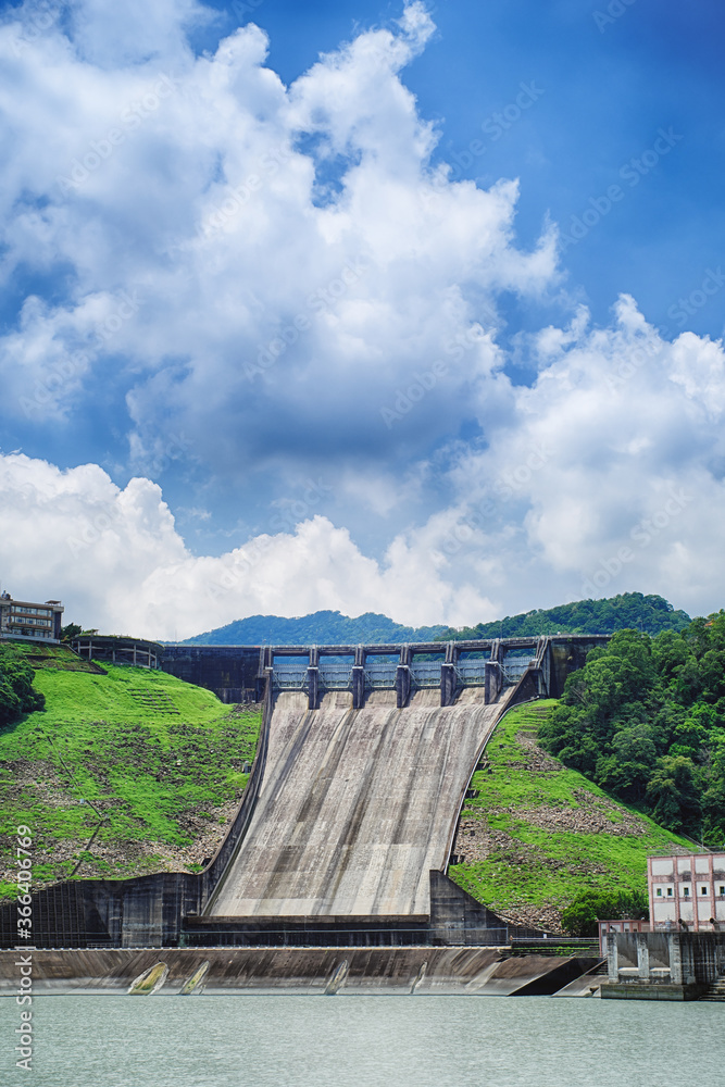 Shihmen Dam in Fuxing (or Daxi) District, Taoyuan, Taiwan. Shihmen Dam in Fuxing (or Daxi) District, Taoyuan, Taiwan.