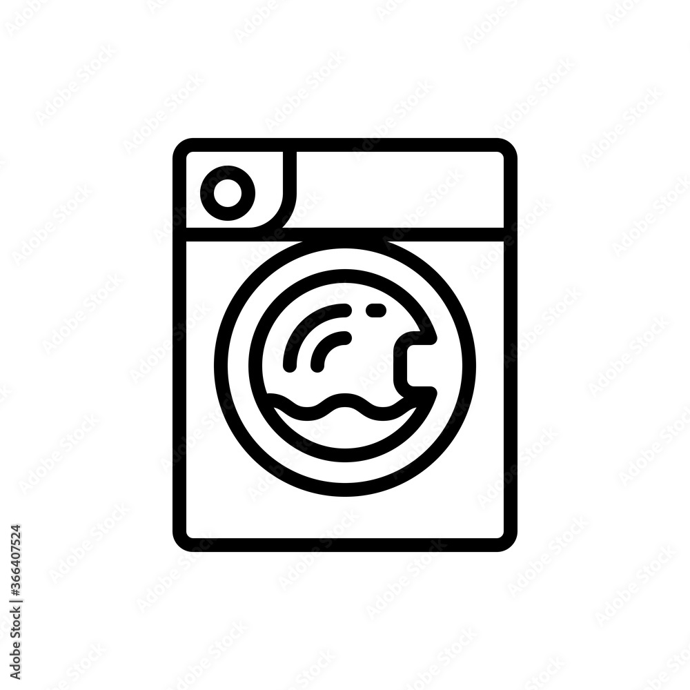 Washing machine outline icons. Vector illustration. Editable stroke. Isolated icon suitable for web, infographics, interface and apps. Washing machine outline icons. Vector illustration. Editable stroke. Isolated icon suitable for web, infographics, interface and apps.