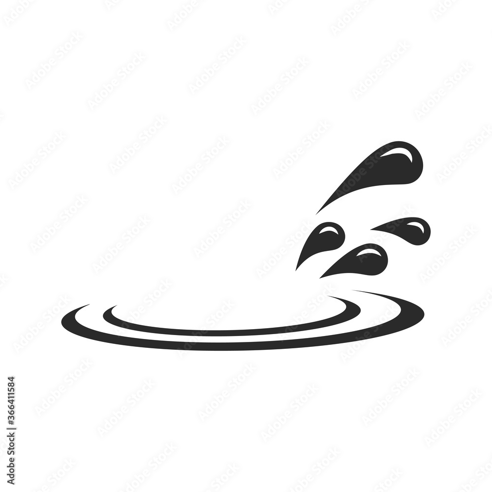 water splash icon vector design illustration water splash icon vector design illustration