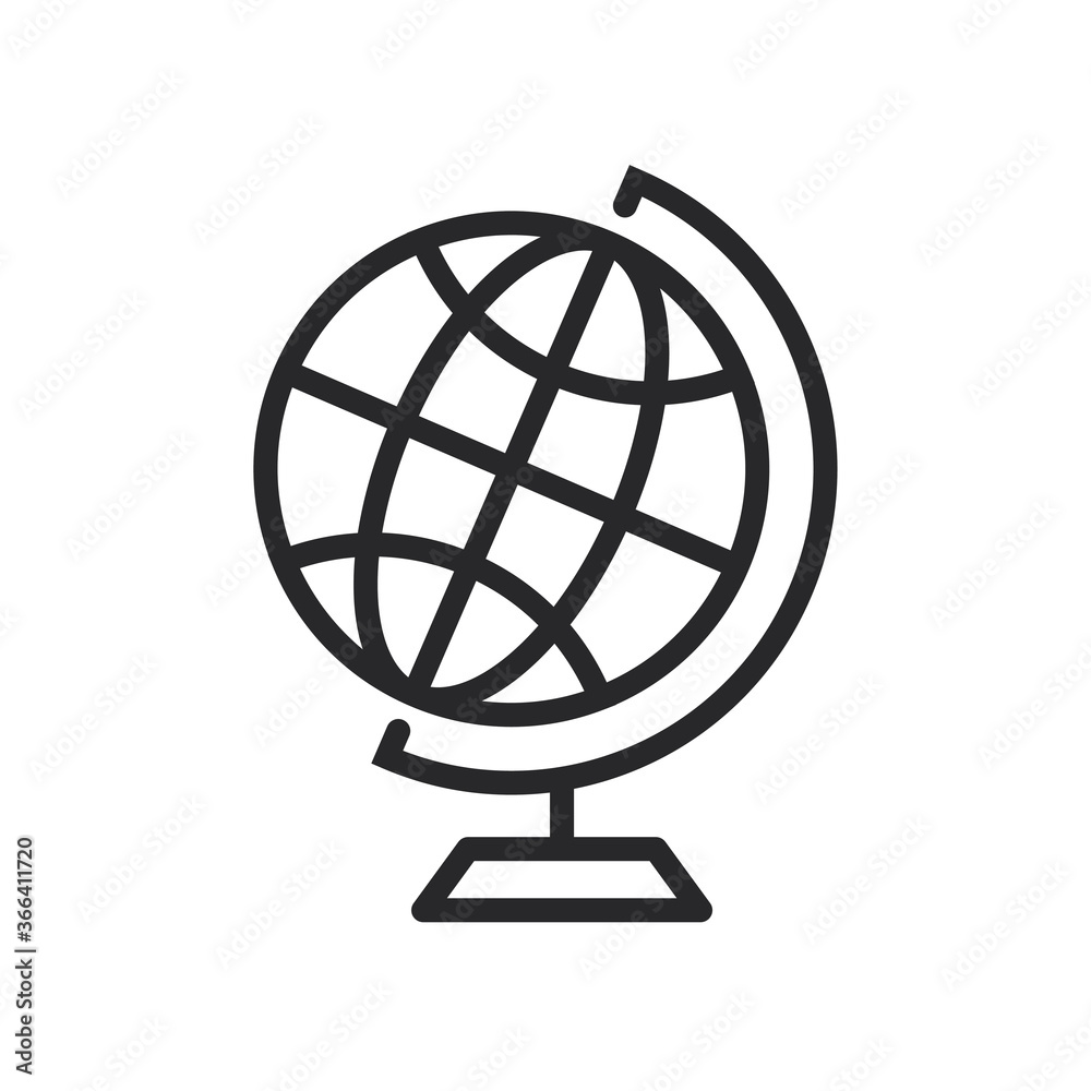 globe icon vector design illustration globe icon vector design illustration