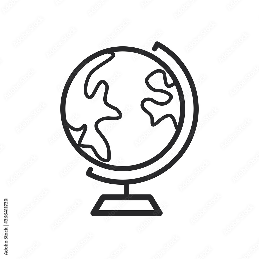 globe icon vector design illustration globe icon vector design illustration