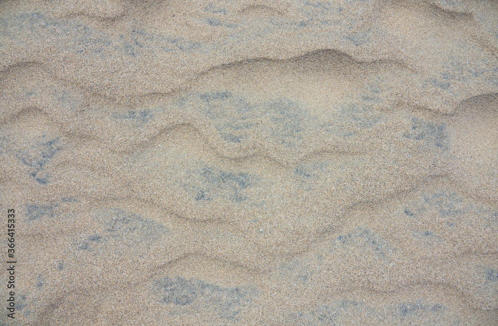 Top view, sandy beach background Top view, sandy beach background
