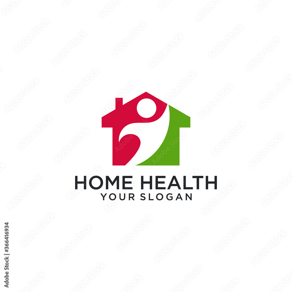 home care, home health logo design inspiration