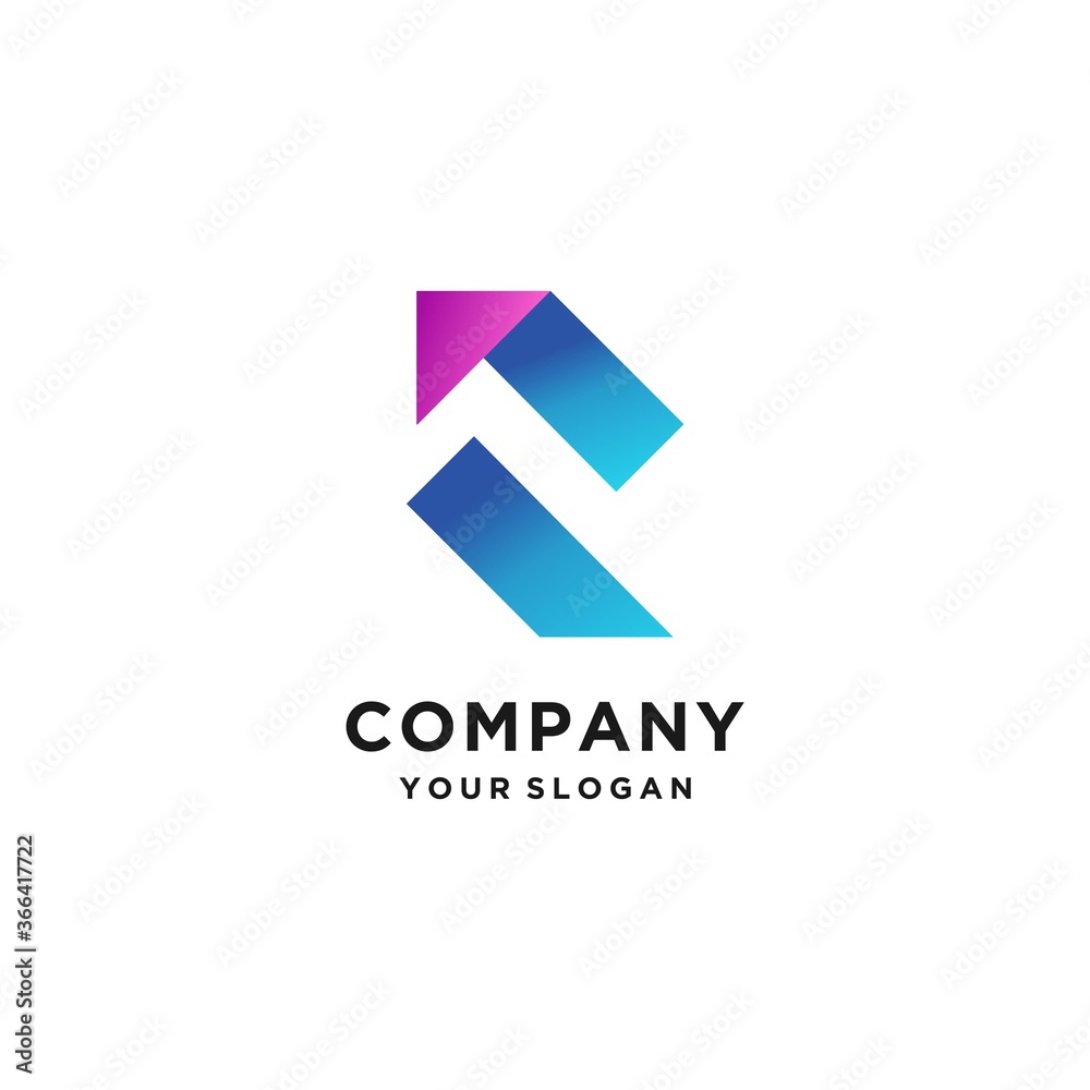 Letter R logo design inspiration with gradient modern concept part 2 Letter R logo design inspiration with gradient modern concept part 2