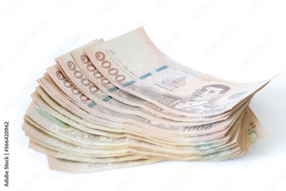 Thailand banknote isolated on white background. Thailand banknote isolated on white background.