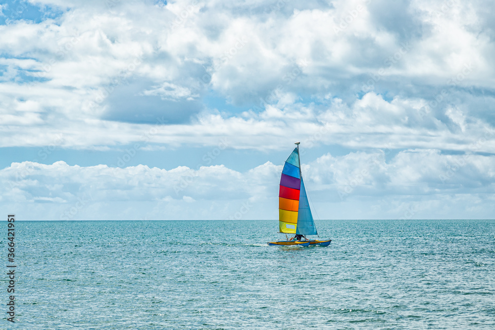 Fototapeta premium sailboat on the sea