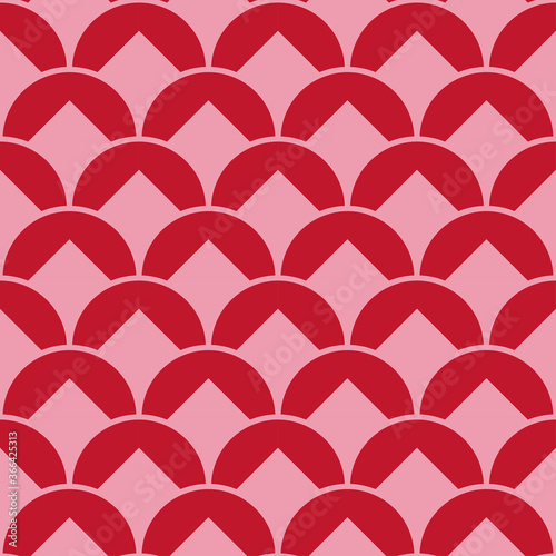 seamless abstract linear fish scale texture. asian traditional ethnic illustration.