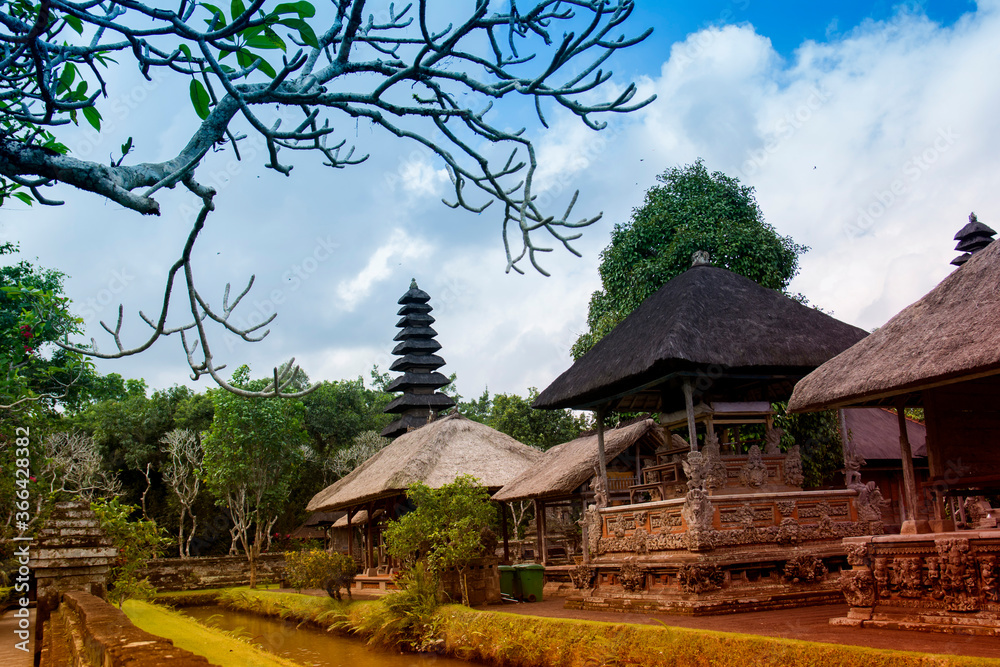 typical of shrine, balinese temple in Bali Indonesia using for worship and praying of Hindunese people typical of shrine, balinese temple in Bali Indonesia using for worship and praying of Hindunese people