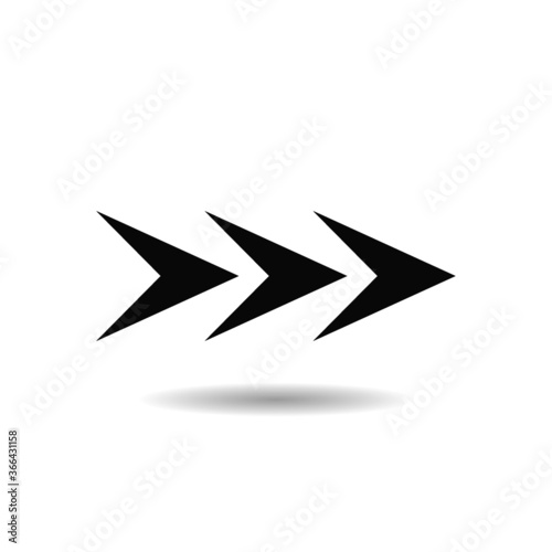 Right arrow icon with shadow Free Download Right arrow icon with shadow - GFXLoad