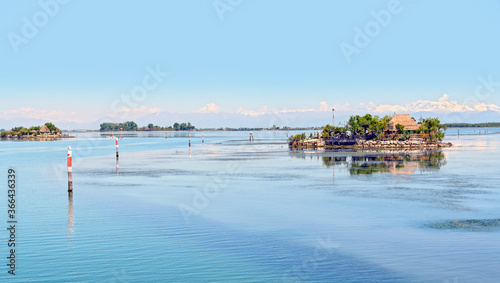 Islands in the lagoon of Grado photo