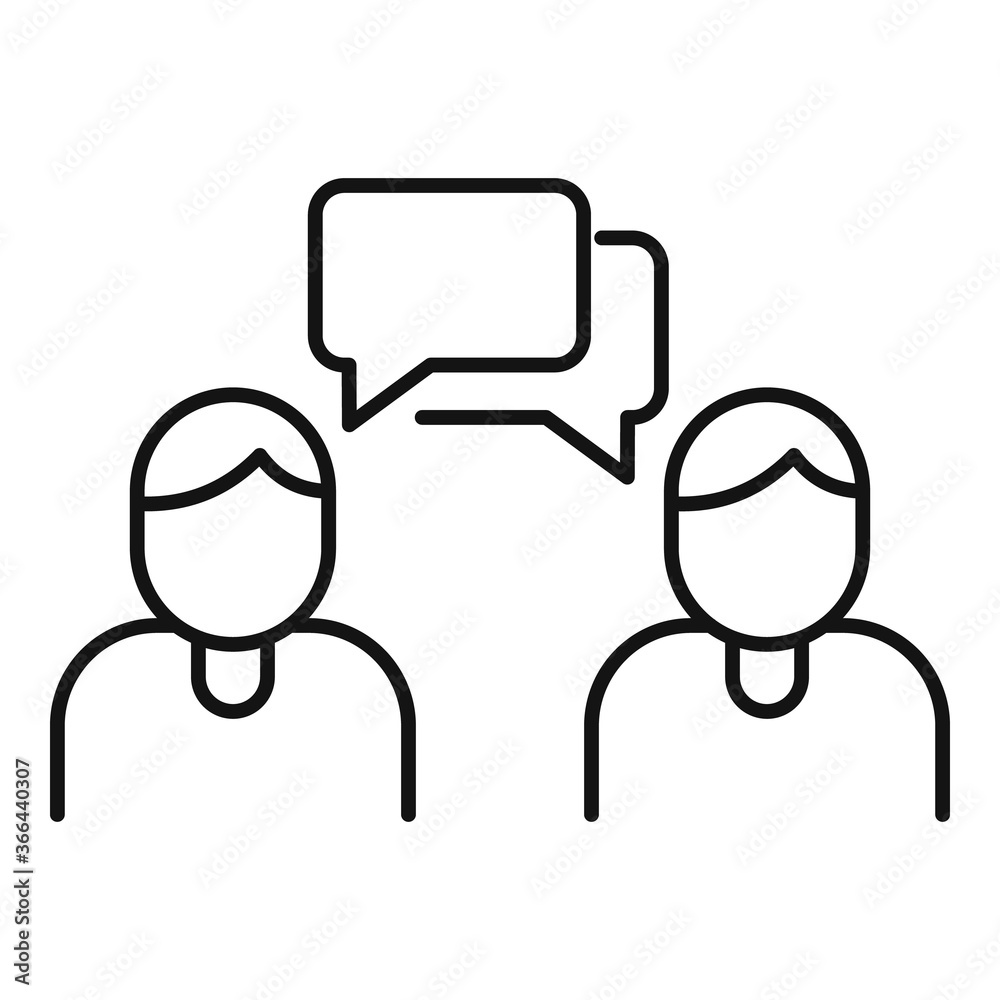Storyteller group icon. Outline storyteller group vector icon for web design isolated on white background Storyteller group icon. Outline storyteller group vector icon for web design isolated on white background