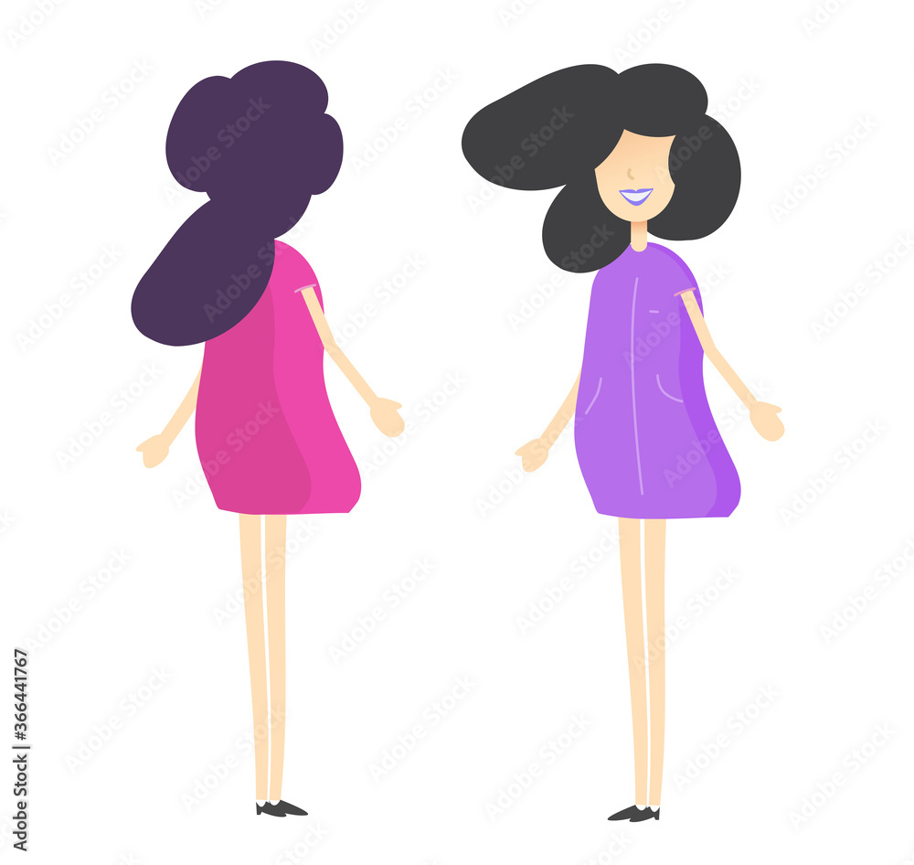 smiling lady clip art