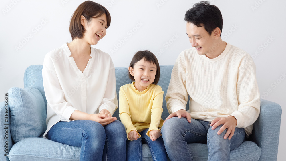 笑顔の家族 笑顔の家族