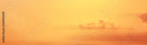 orange sky sunset clouds background, abstract warm background summer sky air © kichigin19