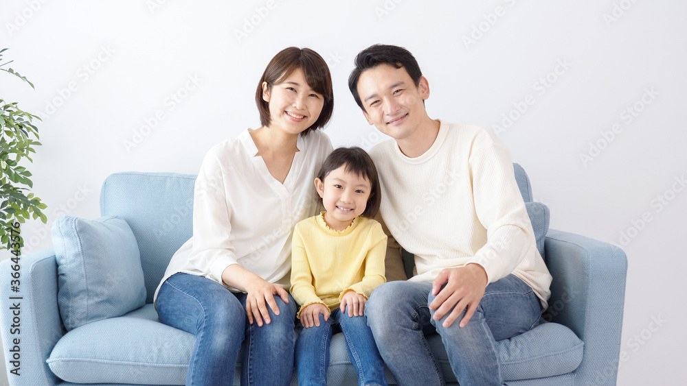 笑顔の家族 笑顔の家族