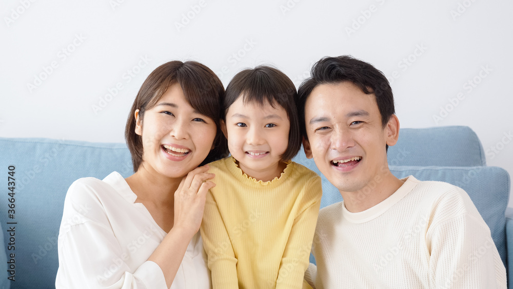 笑顔の家族 笑顔の家族