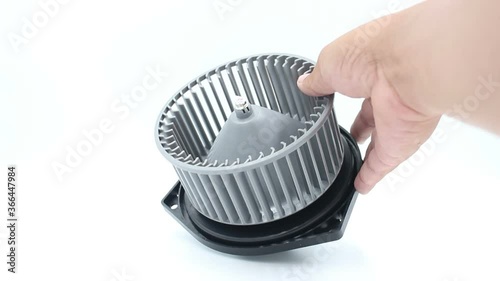 Car air conditioner fan isolated
