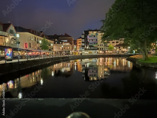 night view of the city