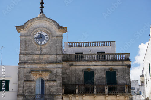 Obraz na płótnie Orologio in piazza w salonie
