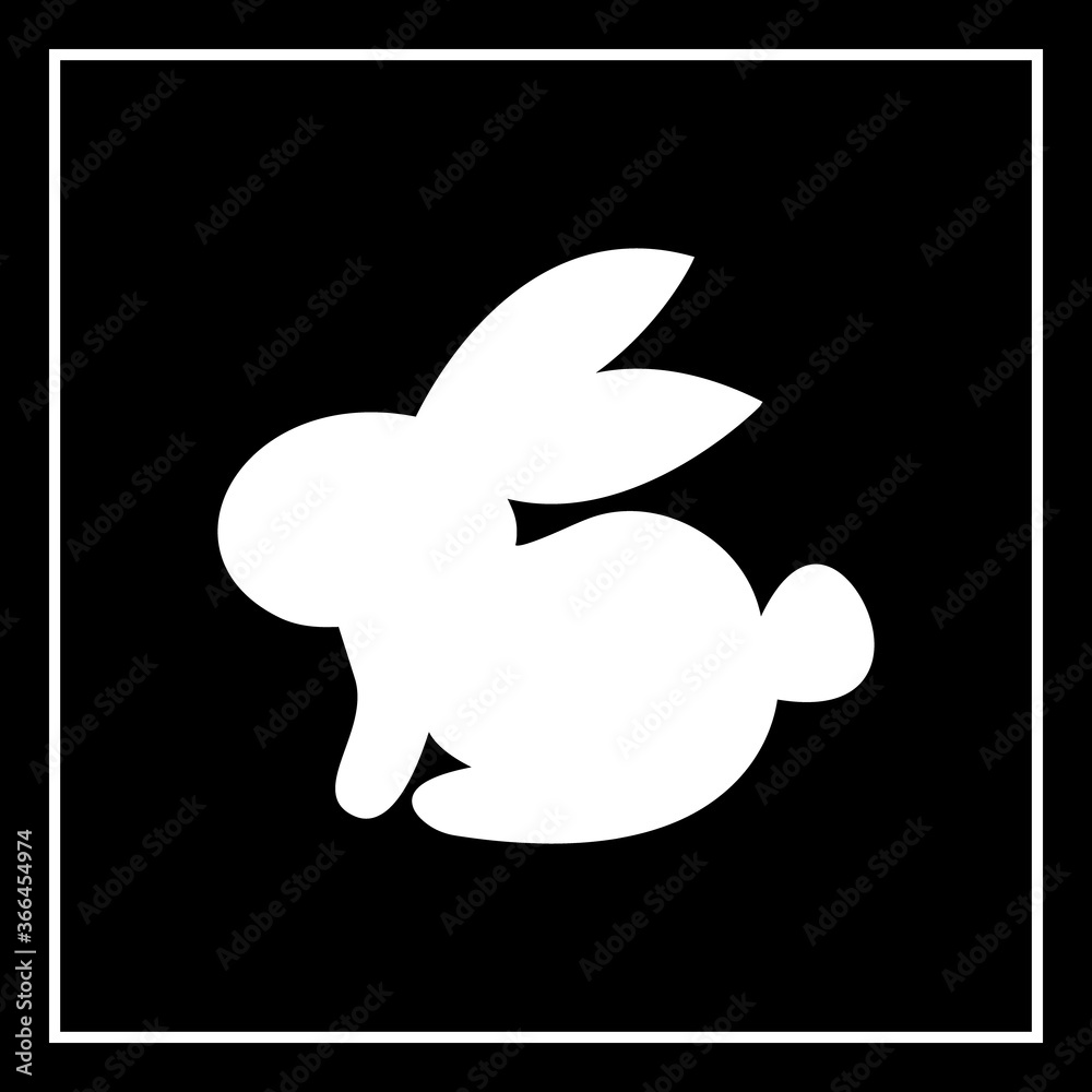 cute rabbit character isolated cute rabbit character isolated