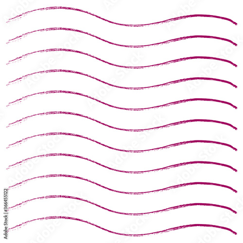 Ink pink grunge stripes set. Vector illustration