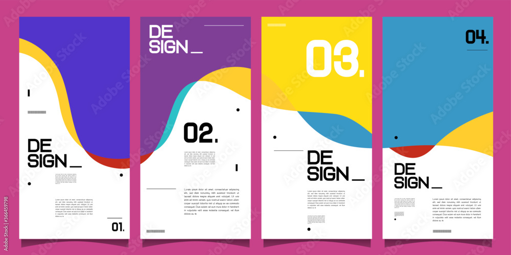 Vector banner background and social media post design template Stock ...