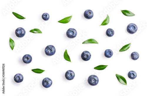 Fresh ripe juicy blueberries background