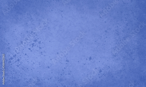 Elegant grunge blue frame background with small blots 