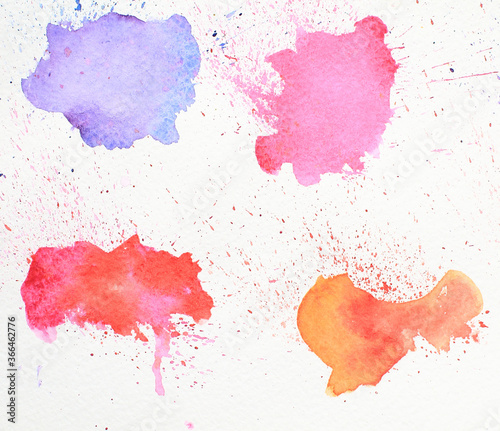 Abstract design watercolor picture painting illustration background 