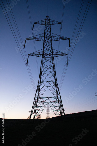 Through the pylons portrait