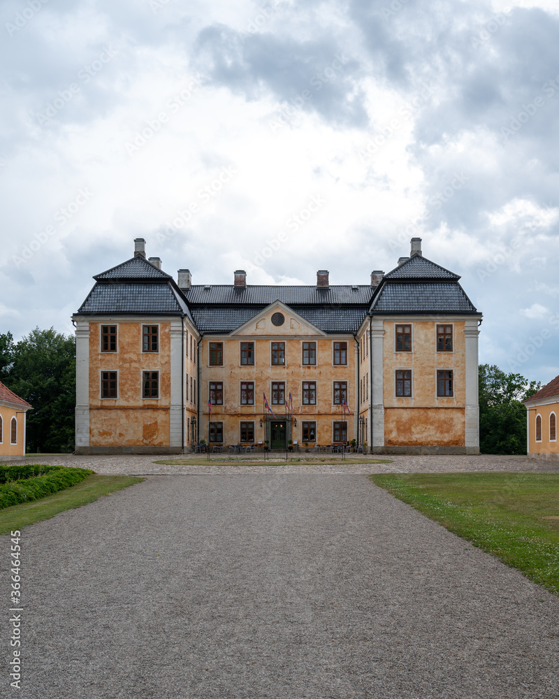 The castle Christinehof in southern Sweden with no people around