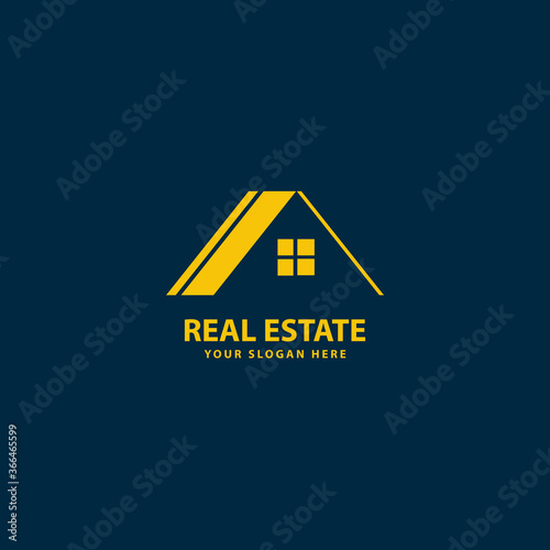 Real estate,house illustration,template web and logo design