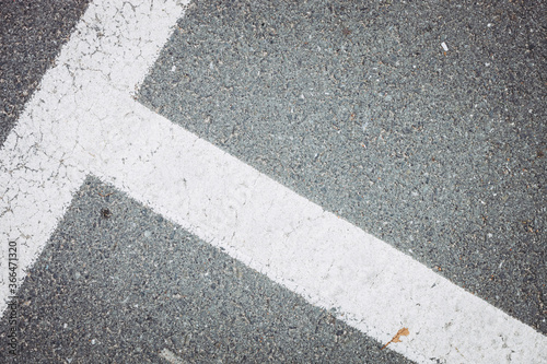 Wallpaper Mural Special street marks with white color and lines and corner, like parking place, no person and space for text and background Torontodigital.ca