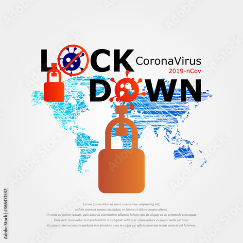 Stop coronavirus. Sign caution coronavirus. Coronavirus outbreak. Coronavirus danger and public health.