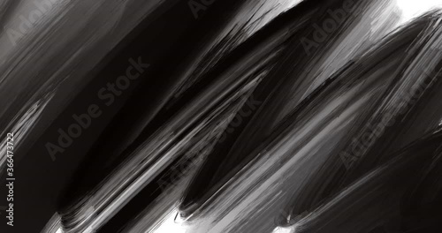 Black oil painting animation loop background