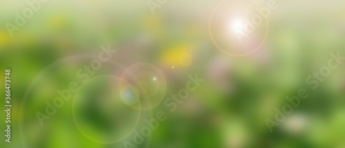 Green blurred bokeh background Green blurred bokeh background. Luminous spring colors. Abstract background for an ecological environmental.