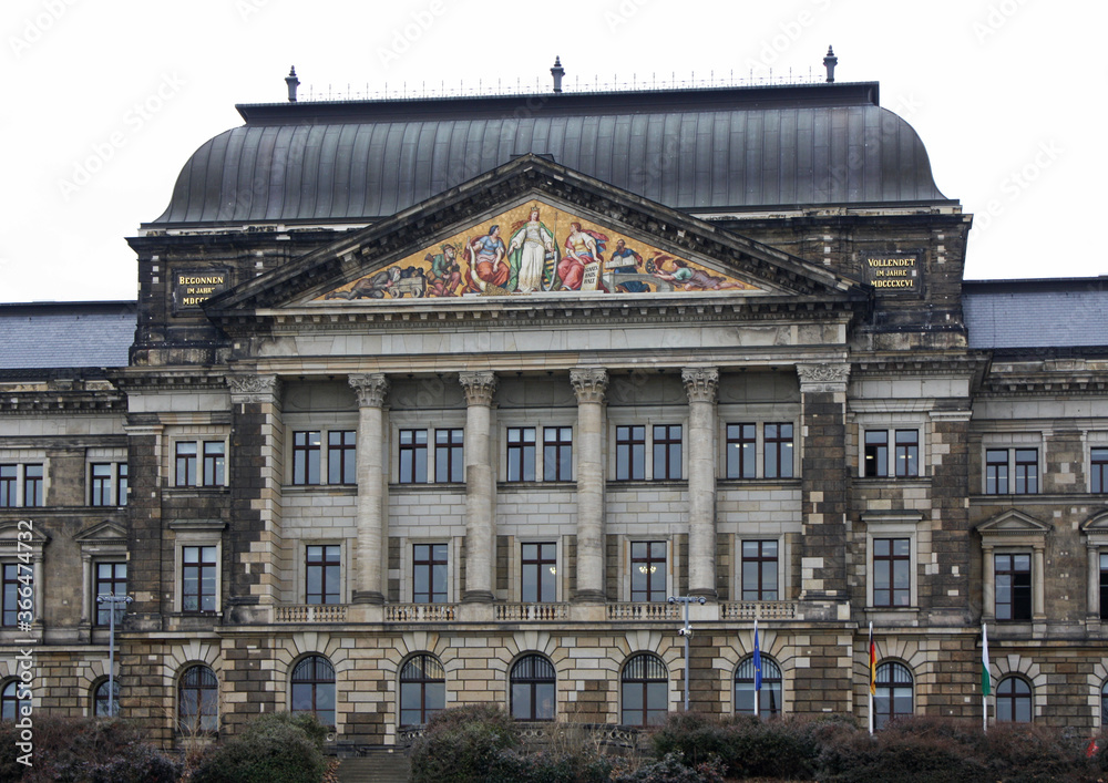 old building in the city dresden