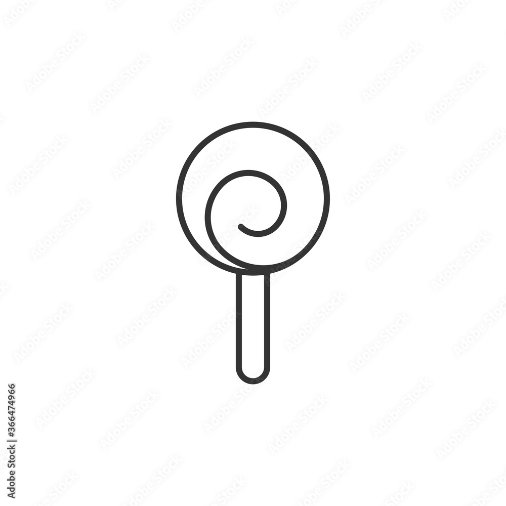 Spiral candy icon. Lollipop symbol modern, simple, vector, icon for website design, mobile app, ui. Vector Illustration Spiral candy icon. Lollipop symbol modern, simple, vector, icon for website design, mobile app, ui. Vector Illustration