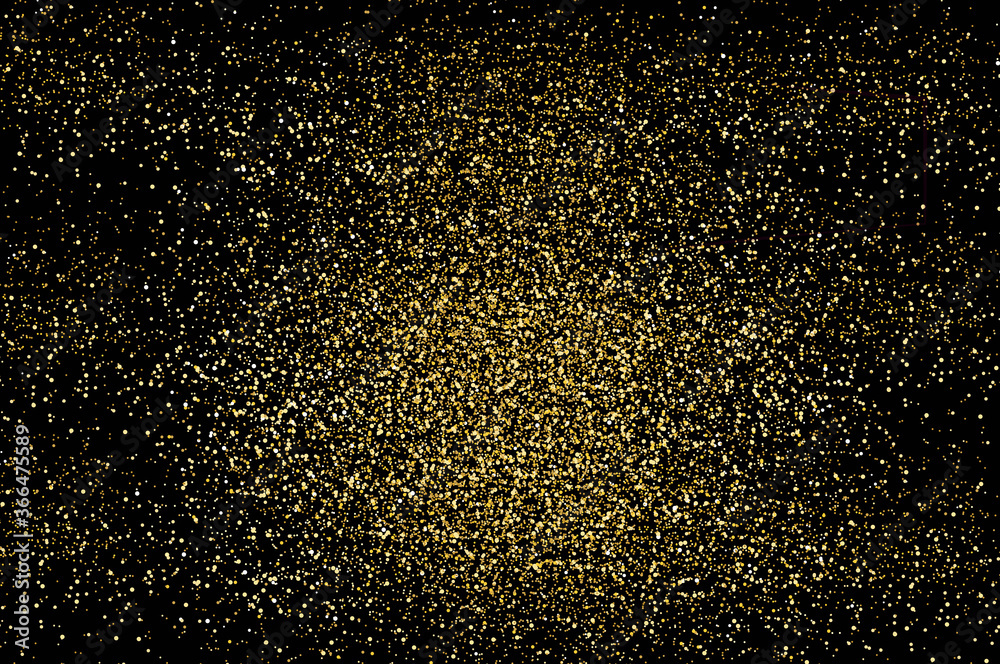 Gold glitter background, vector. Golden glitter background for web site, cover, wallpaper and banner. Backdrop for brochure, layout, flyer and leaflet. Creative abstract concept, vector illustration