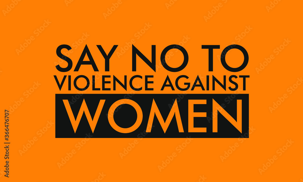 Obraz premium 16 Days of Activism Against Gender-Based Violence is an international campaign to challenge violence against women and girls. The campaign runs every year from 25 November to 10 December.