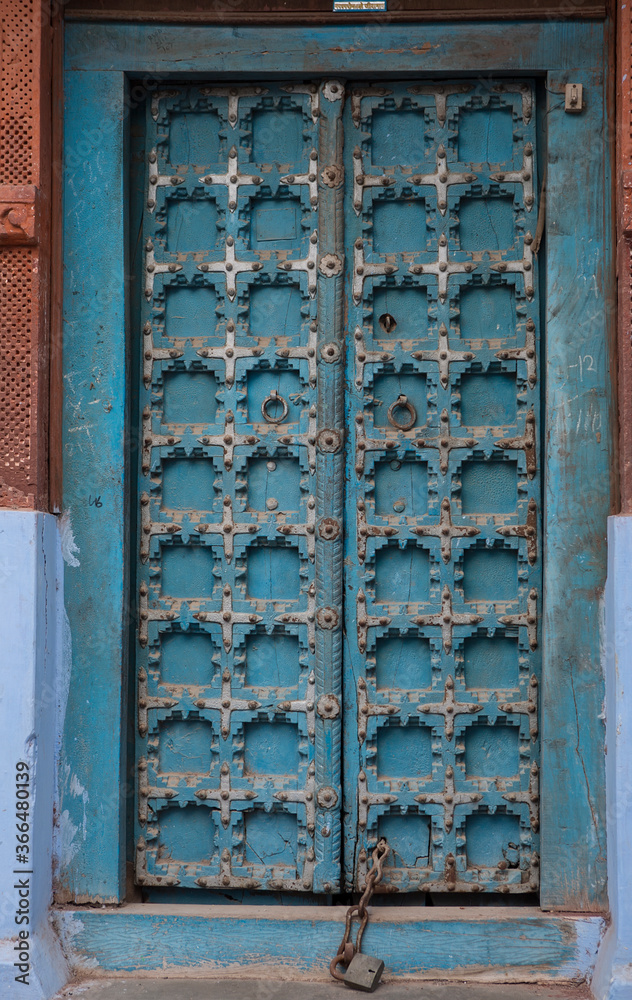 Naklejka premium The Old wooden Door, Background