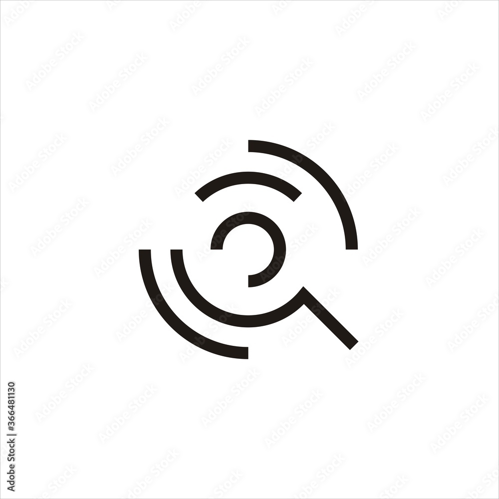 Initial letter oq logo template design Royalty Free Vector Initial letter oq logo template design Royalty Free Vector