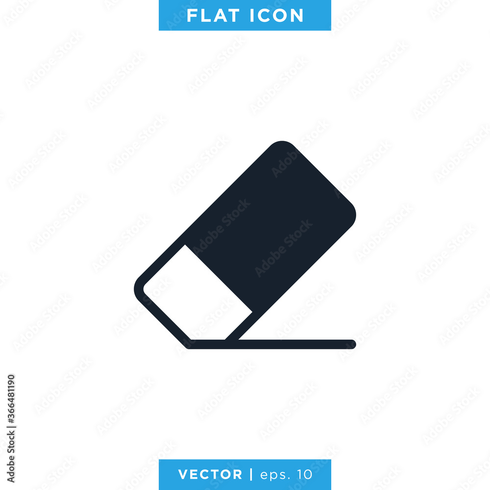 Eraser Icon Vector Design Template Eraser Icon Vector Design Template