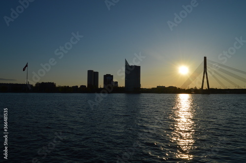 Silouettes in Riga, Latvia