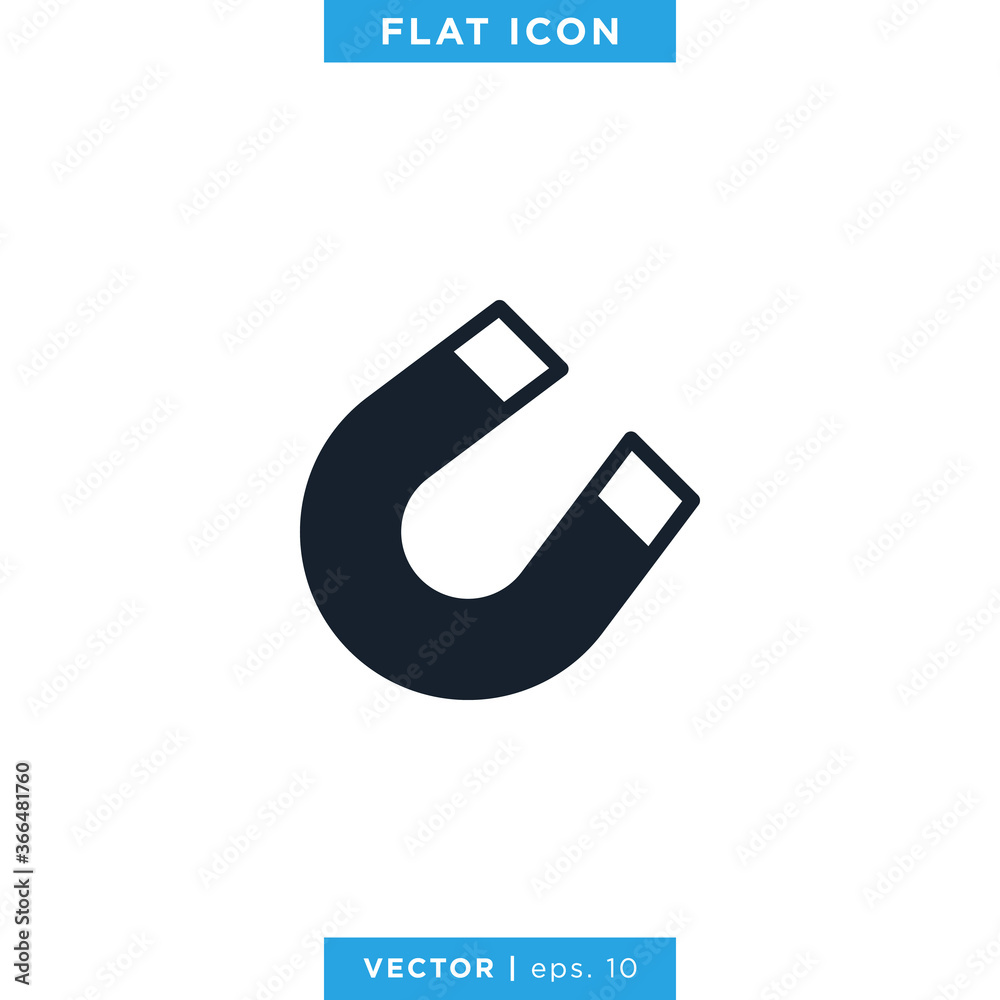Magnet Icon Vector Design Template Magnet Icon Vector Design Template