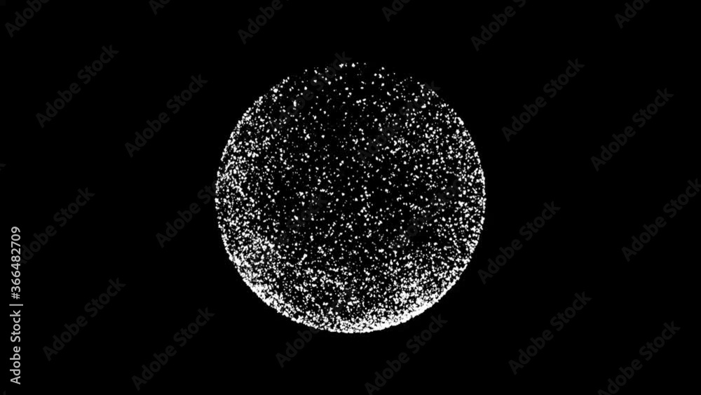Christmas snow globe. Snow flakes swirl inside the ball. Christmas snow globe. Snow flakes swirl inside the ball.